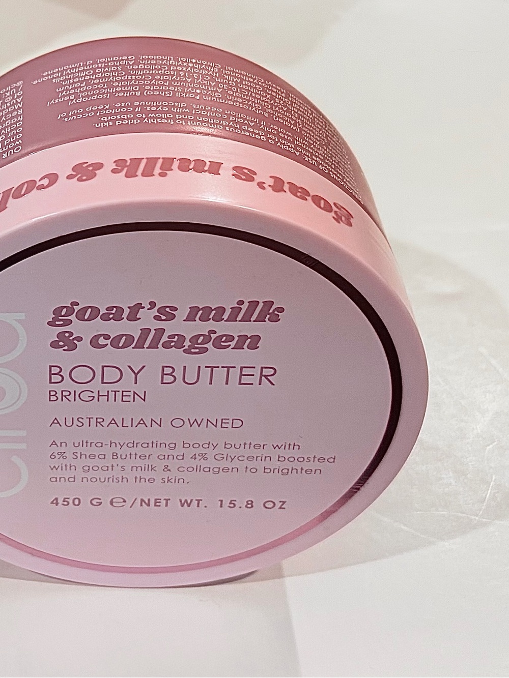 Ciroa Pink Goat's Milk & Collagen Body Butter